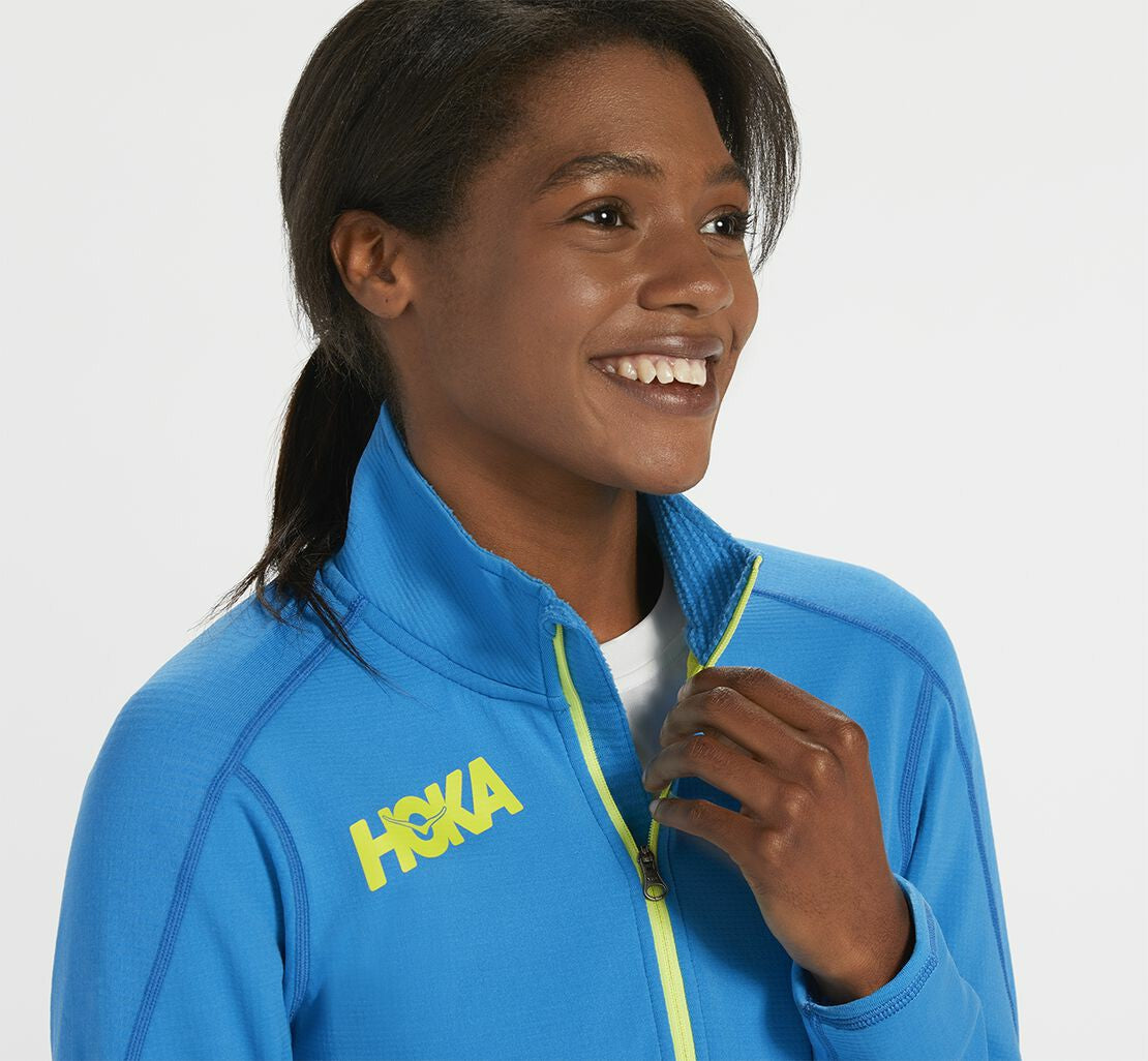 HOKA Diva Blue - Women's 1/2 Zip Midlayer