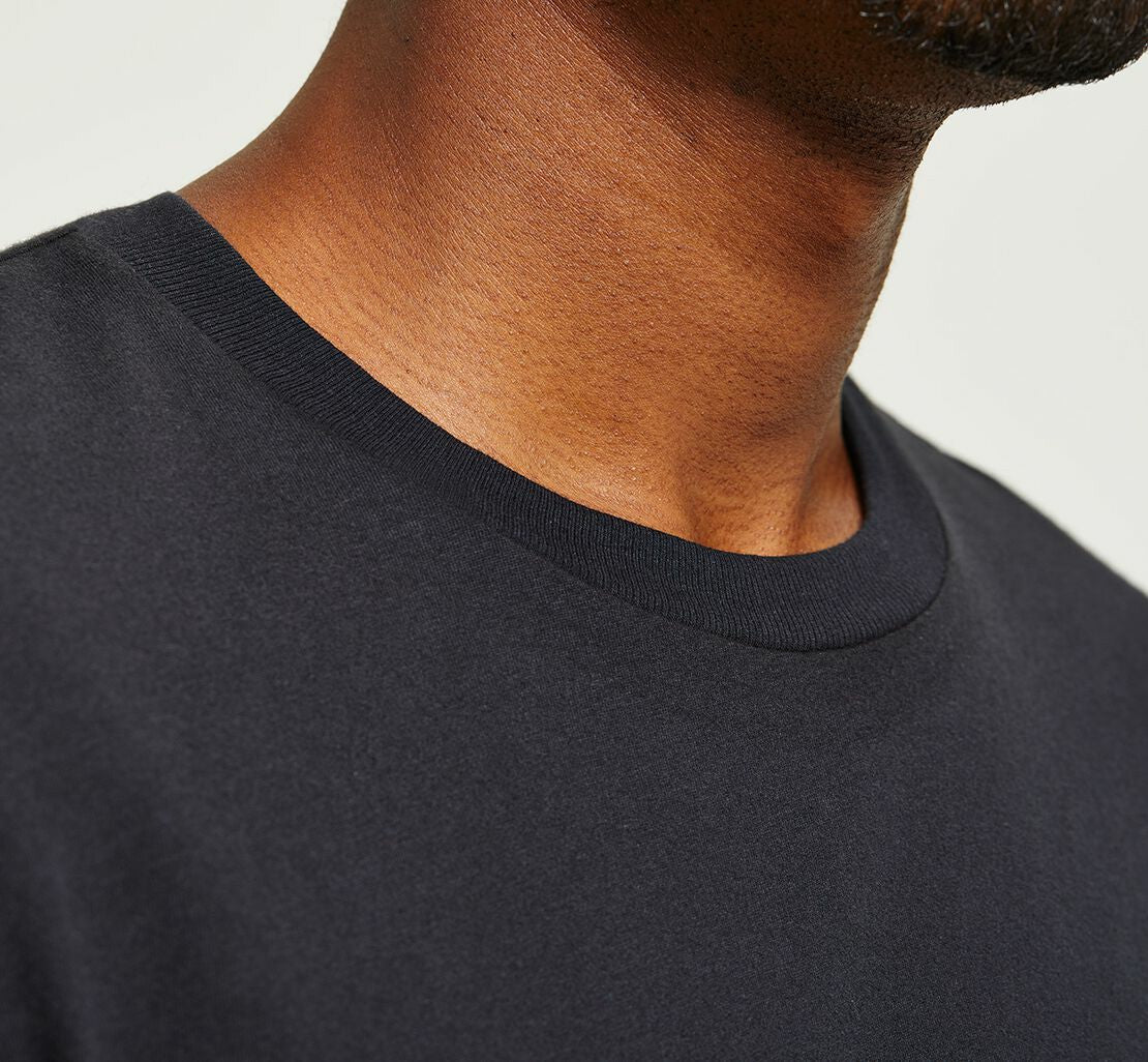 HOKA Black / Castlerock - Men's Brand Tee