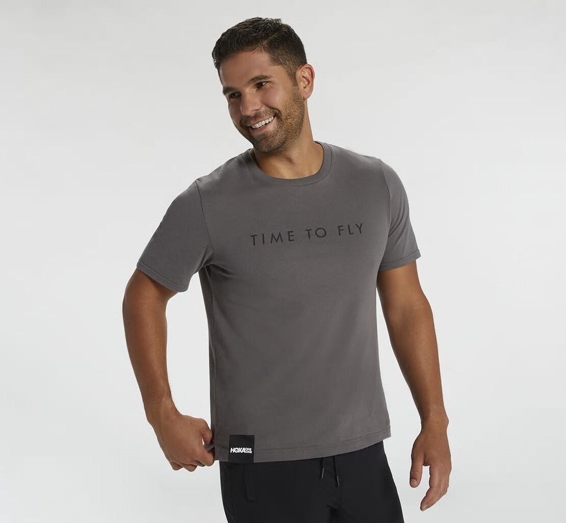 HOKA Charcoal - Men's Brand Tee