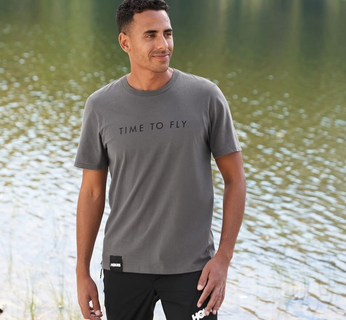 HOKA Charcoal - Men's Brand Tee