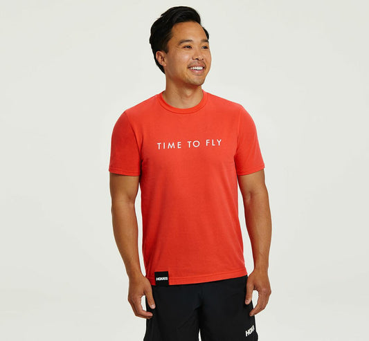 HOKA Fiesta / White - Men's Brand Tee