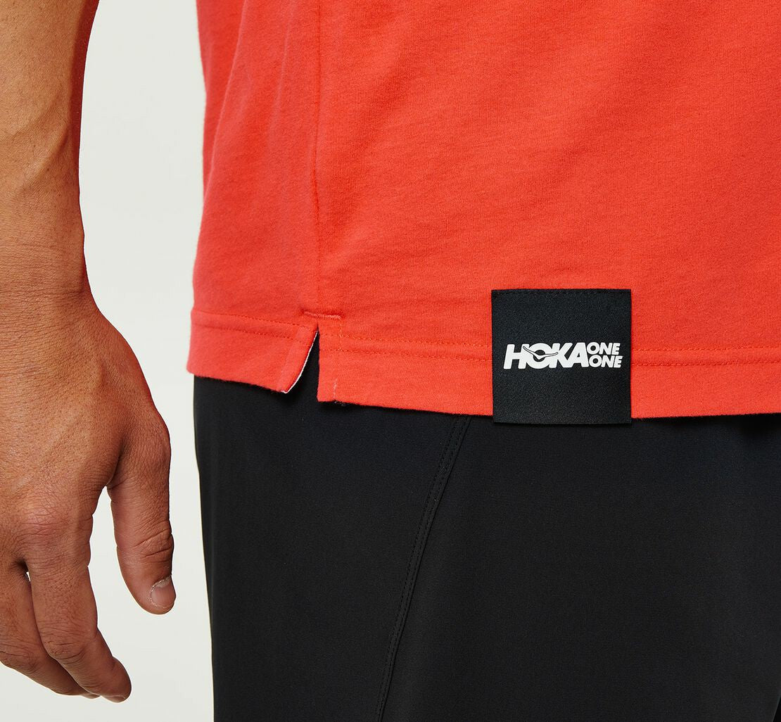 HOKA Fiesta / White - Men's Brand Tee