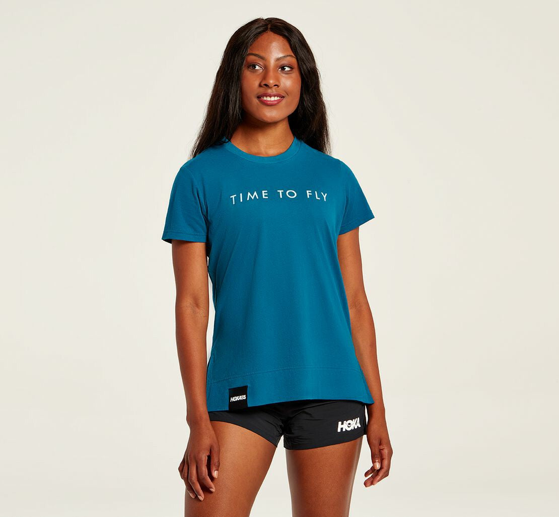 HOKA Moroccan Blue - Women's Brand Tee