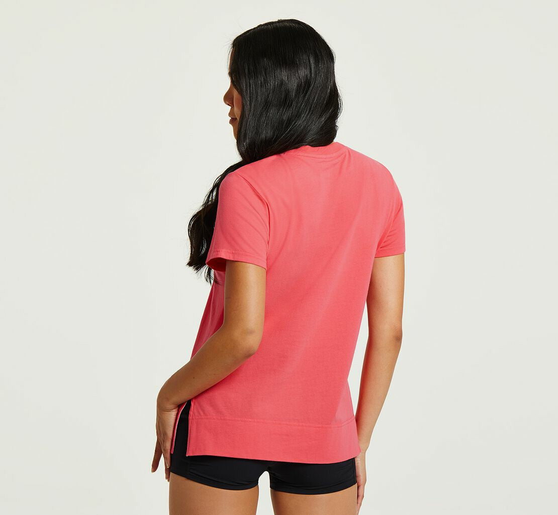 HOKA Paradise Pink / White - Women's Brand Tee