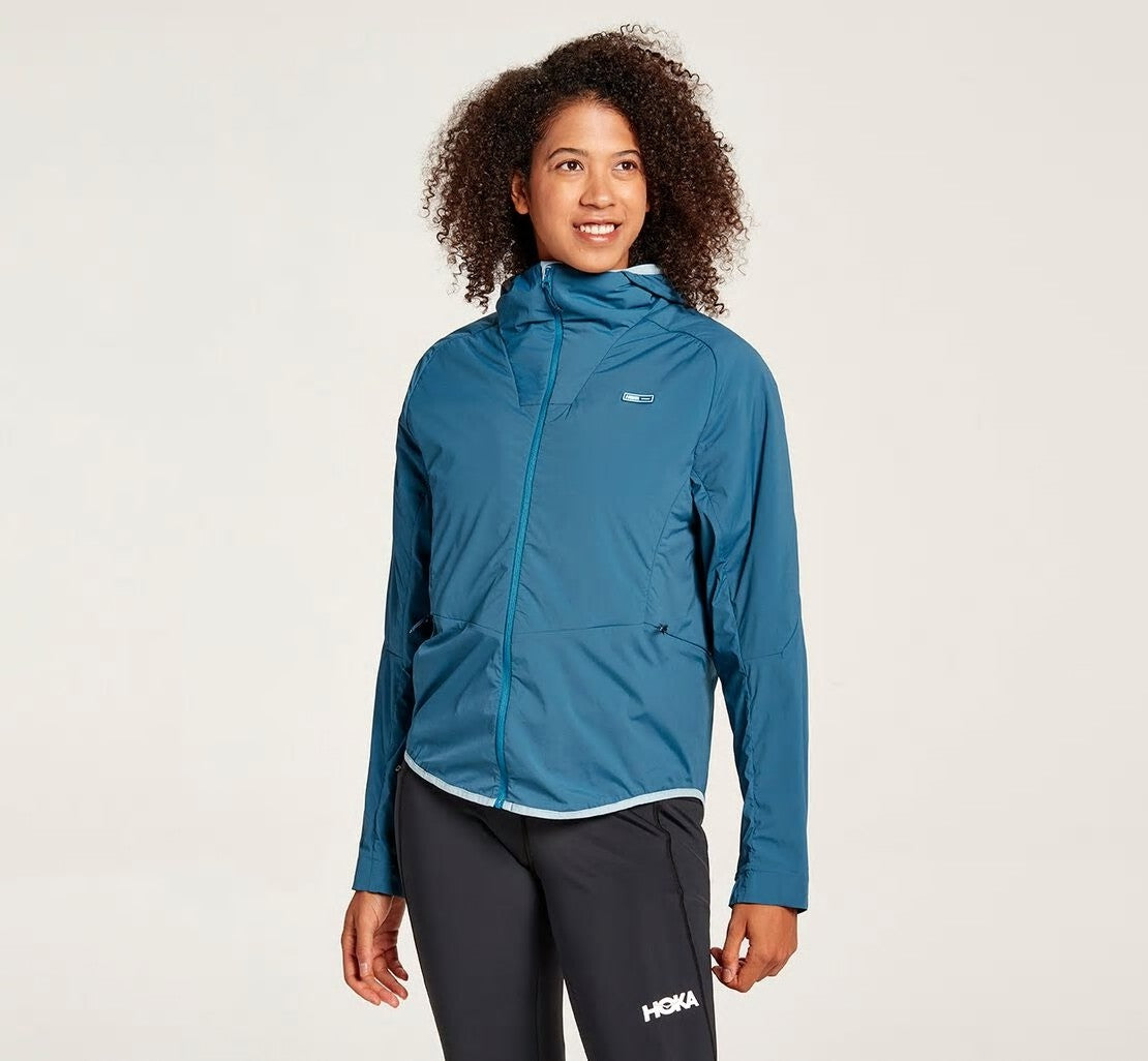 HOKA Moroccan Blue - Women's Hybrid Run Jacket