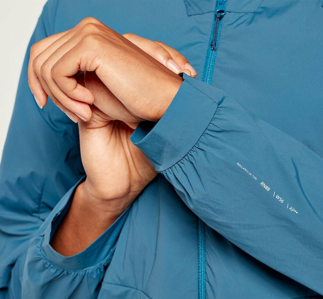 HOKA Moroccan Blue - Women's Hybrid Run Jacket