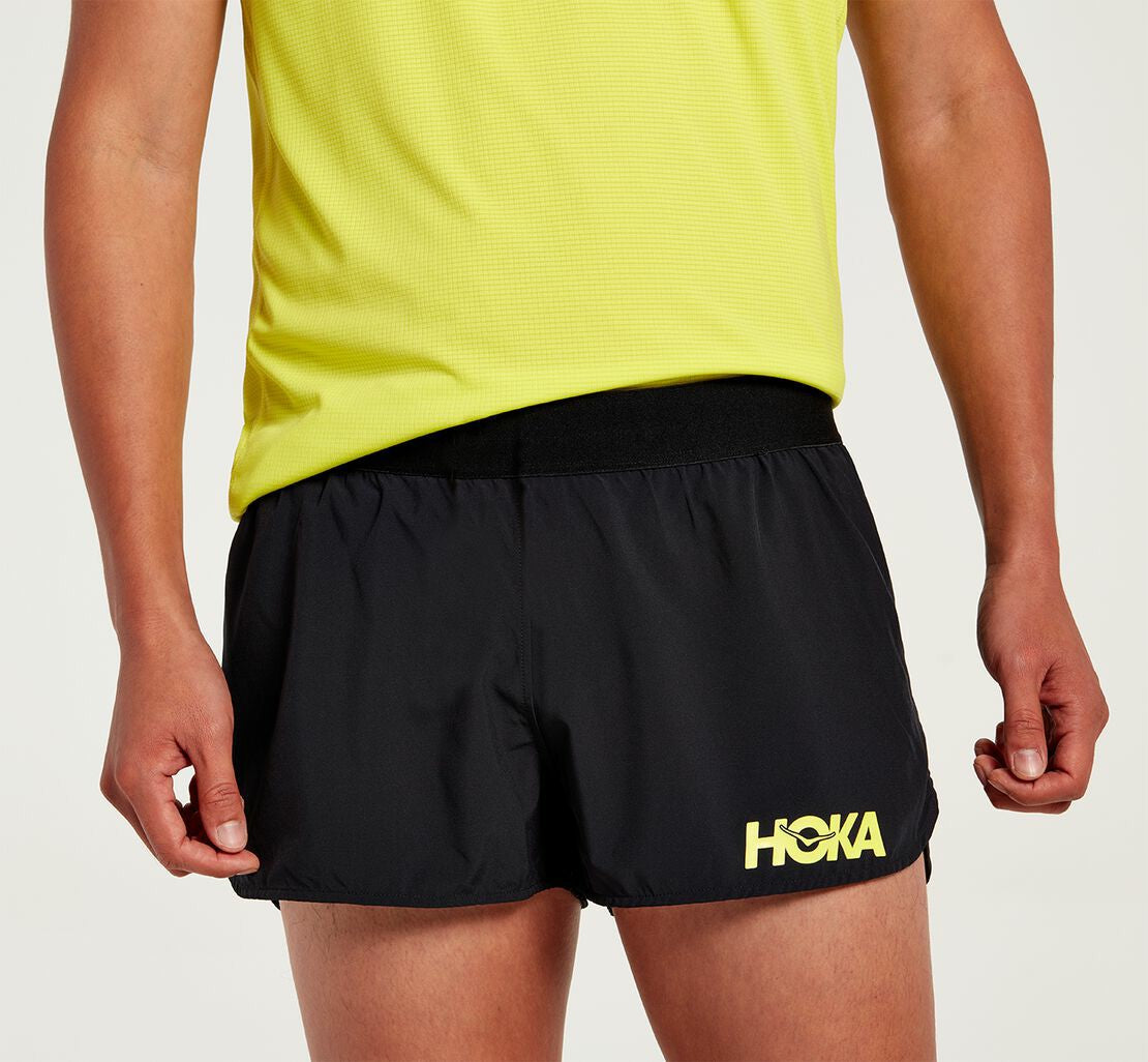 HOKA Black - Men's Performance Woven 2" Short