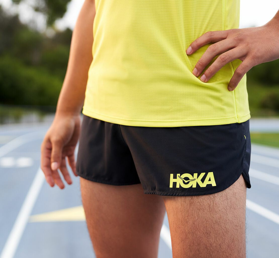 HOKA Black - Men's Performance Woven 2" Short