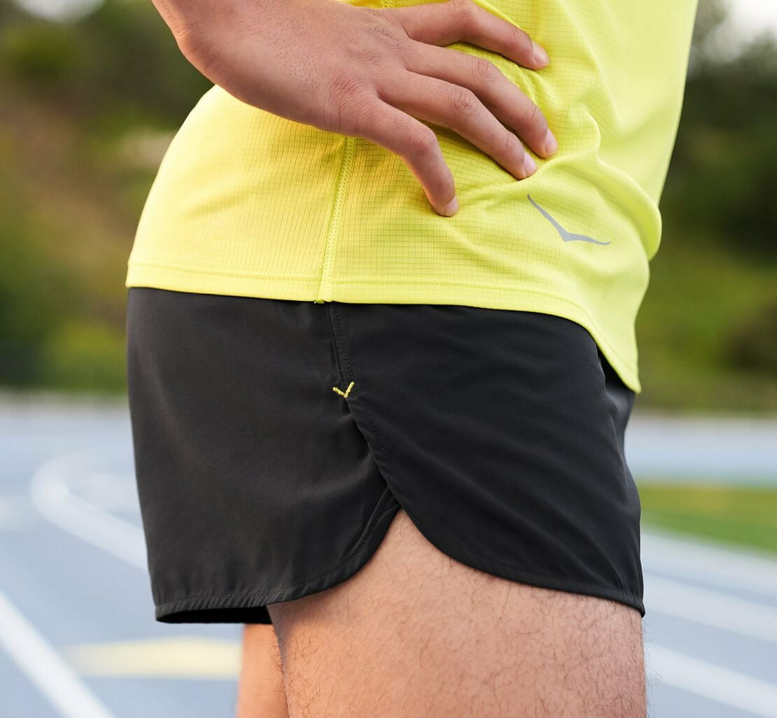 HOKA Black - Men's Performance Woven 2" Short