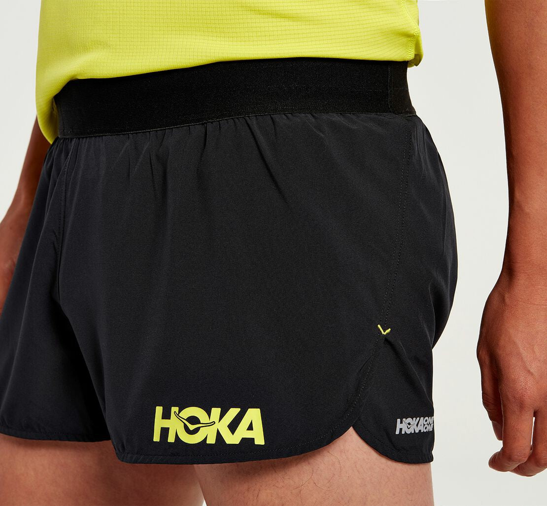 HOKA Black - Men's Performance Woven 2" Short
