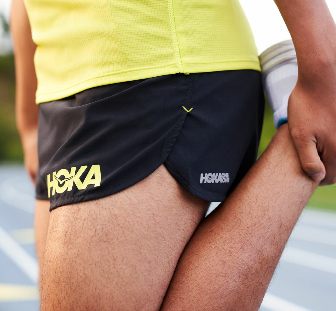 HOKA Black - Men's Performance Woven 2" Short