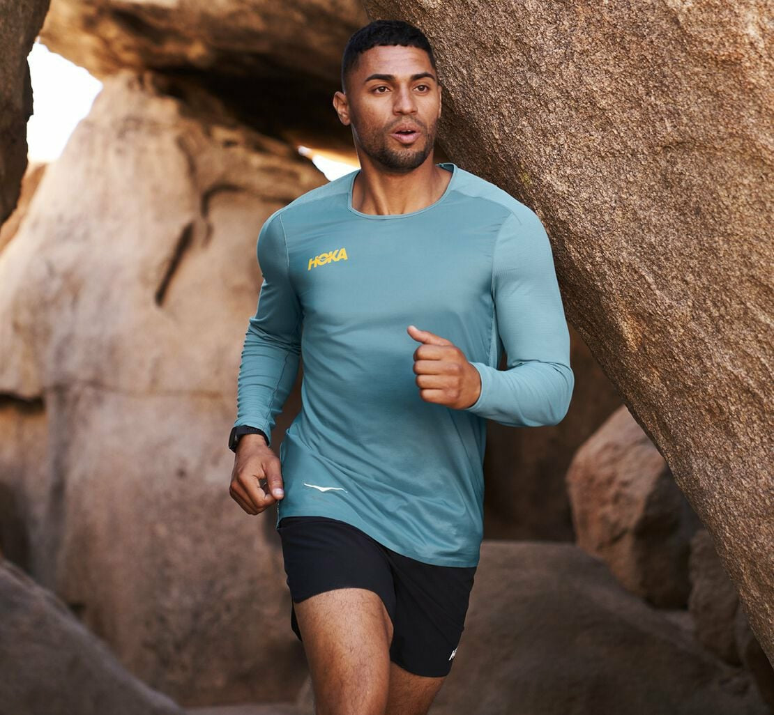 HOKA Provincial Blue - Men's Wind Shirt
