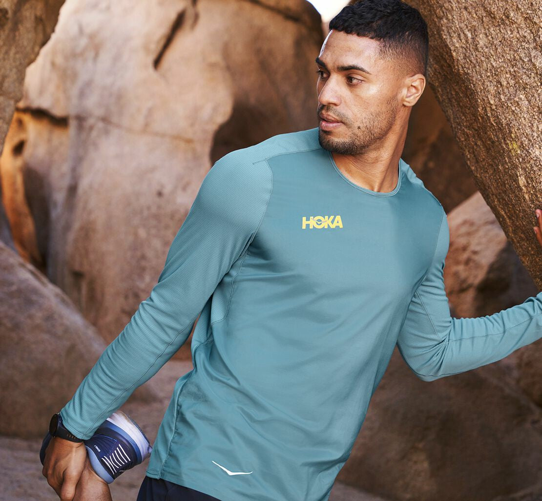 HOKA Provincial Blue - Men's Wind Shirt