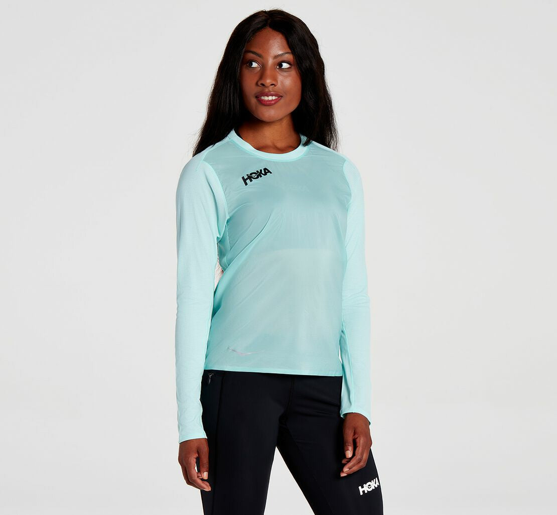HOKA Blue Tint - Women's Wind Shirt