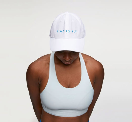 HOKA White / Diva Blue - All Gender All-Day Hat