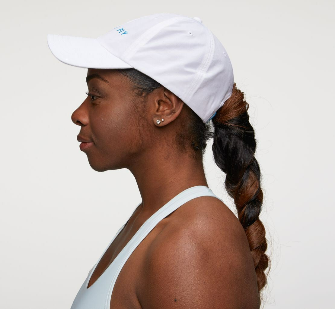 HOKA White / Diva Blue - All Gender All-Day Hat