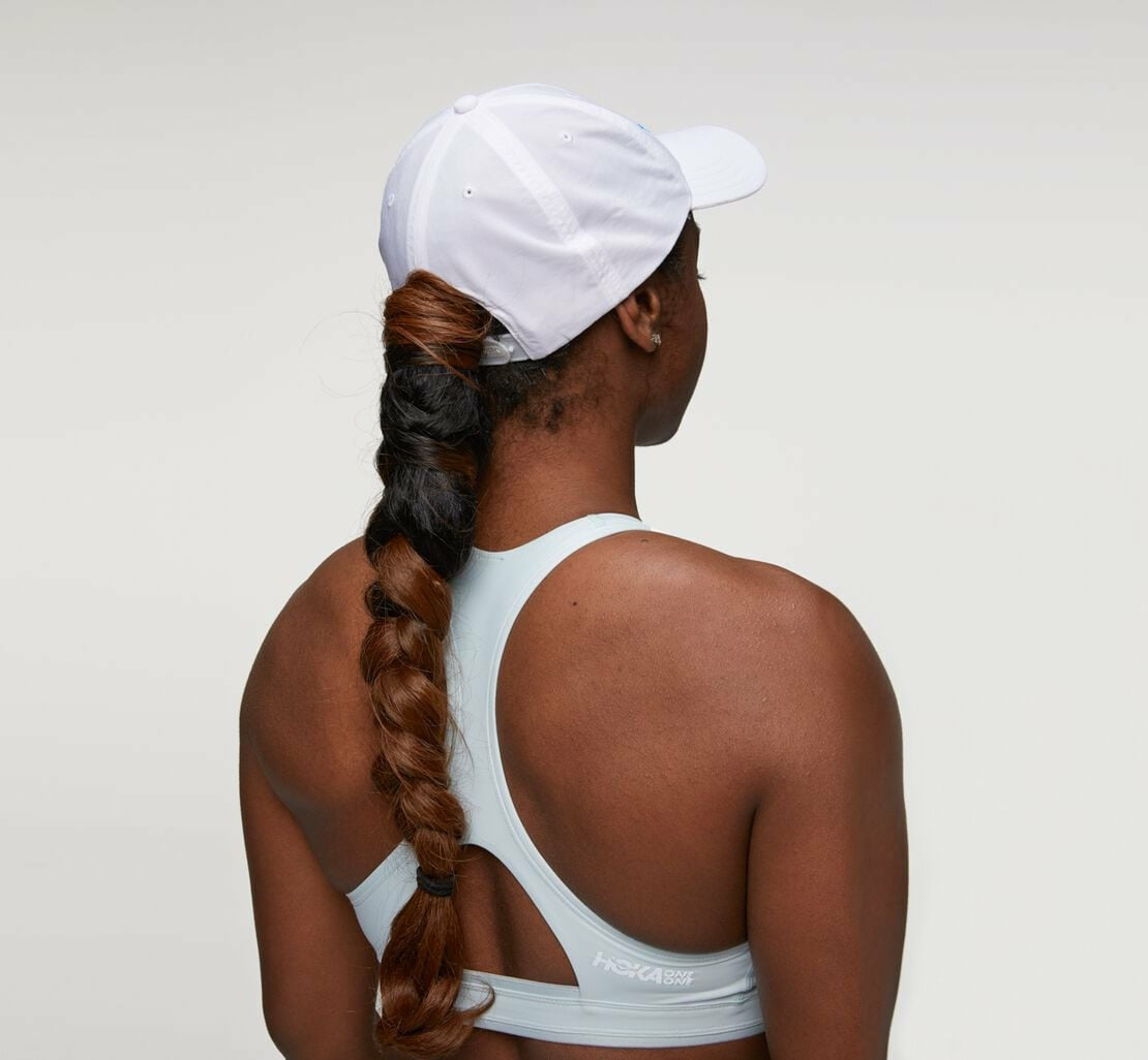 HOKA White / Diva Blue - All Gender All-Day Hat