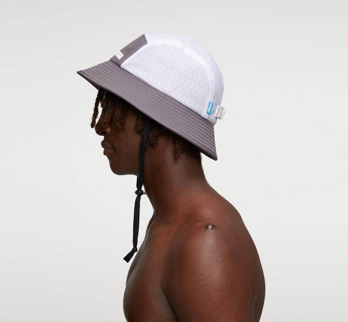 HOKA Charcoal / White - All Gender Adventure Hat