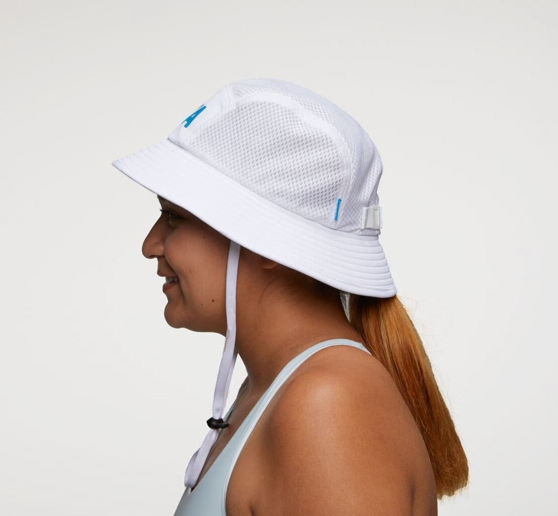 HOKA White / Diva Blue - All Gender Adventure Hat