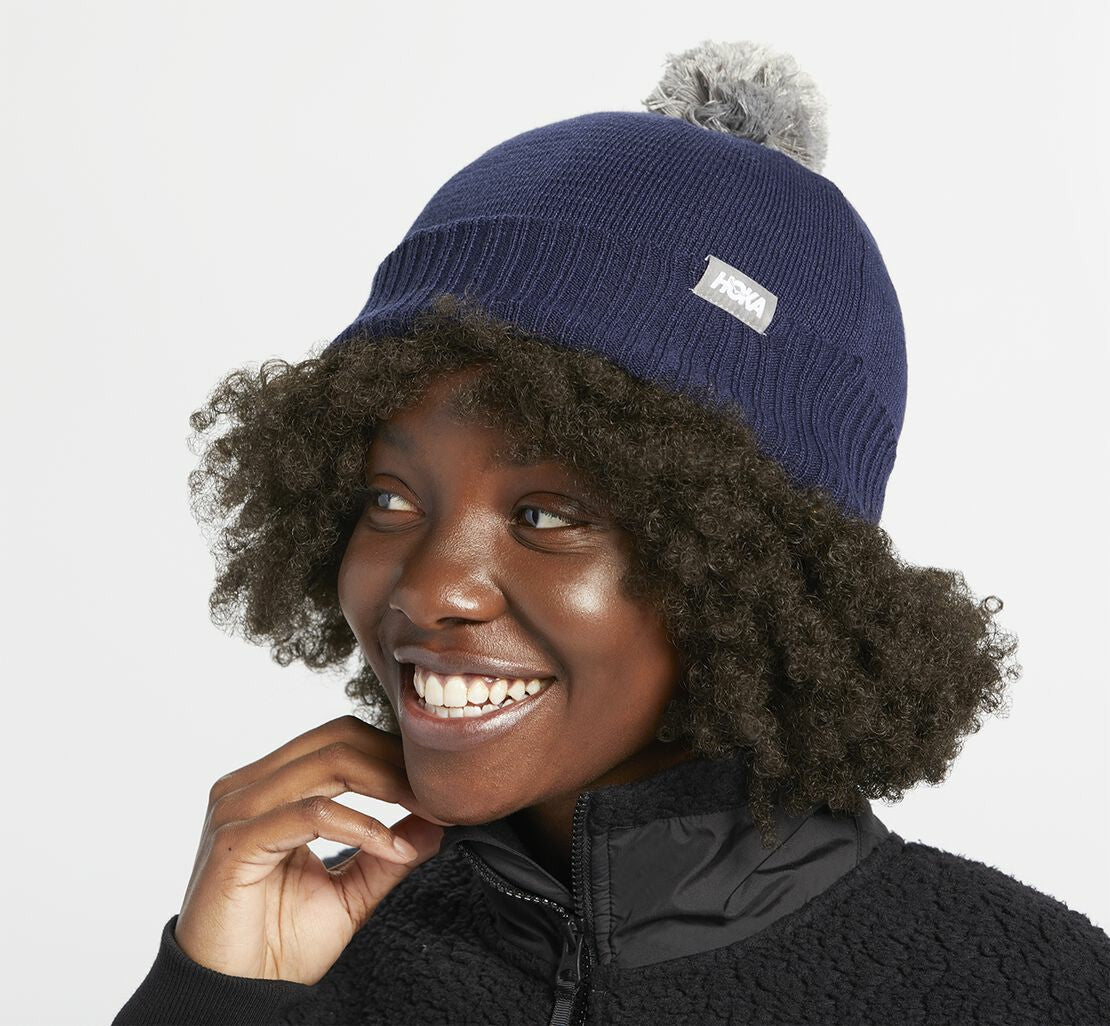 HOKA Moonlit Ocean - All Gender Pom Beanie