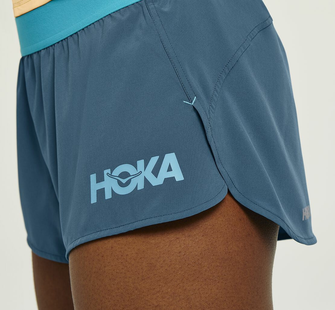 HOKA Real Teal - Women's Performance Woven 2" Short