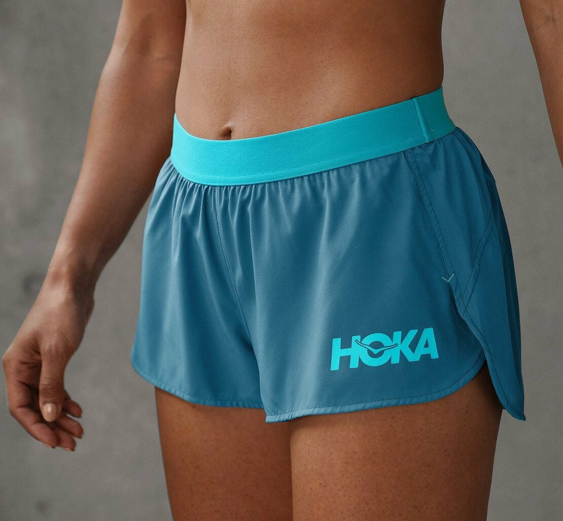 HOKA Real Teal - Women's Performance Woven 2" Short