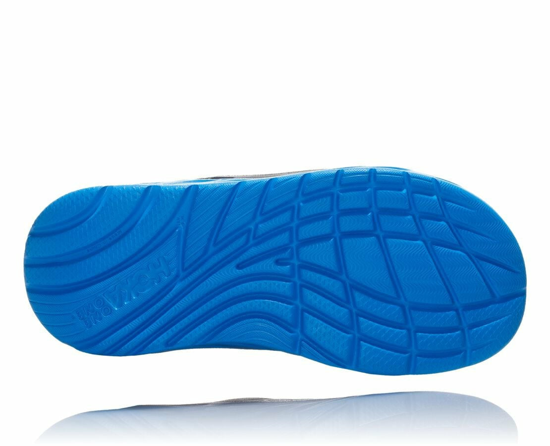 HOKA Ebony / Dresden Blue - Women's ORA Recovery Flip