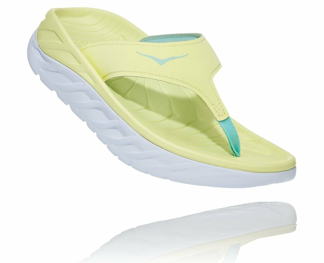 HOKA Luminary Green / Blue Tint - Women's ORA Recovery Flip