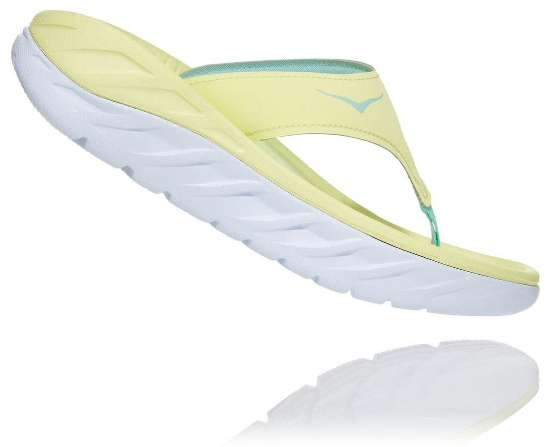 HOKA Luminary Green / Blue Tint - Women's ORA Recovery Flip