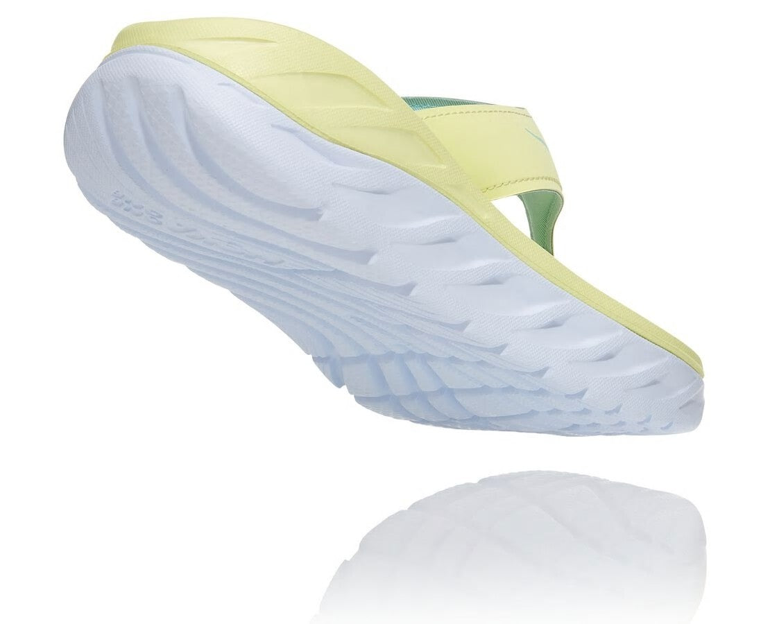 HOKA Luminary Green / Blue Tint - Women's ORA Recovery Flip