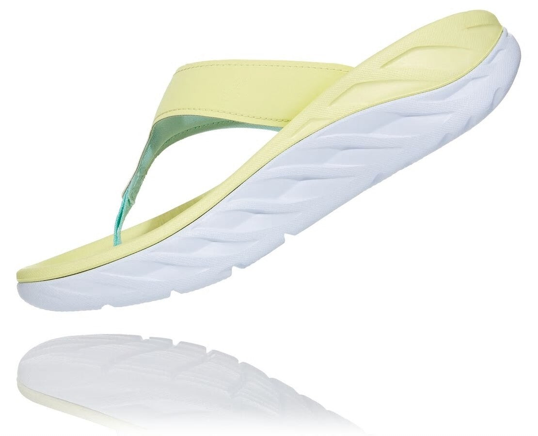 HOKA Luminary Green / Blue Tint - Women's ORA Recovery Flip