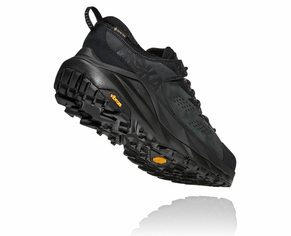 HOKA Black / Charcoal Gray - Men's Kaha Low GORE-TEX