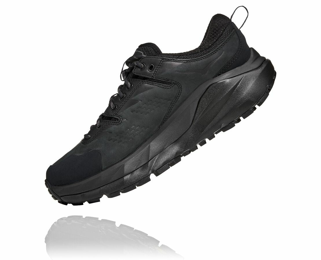 HOKA Black / Charcoal Gray - Men's Kaha Low GORE-TEX