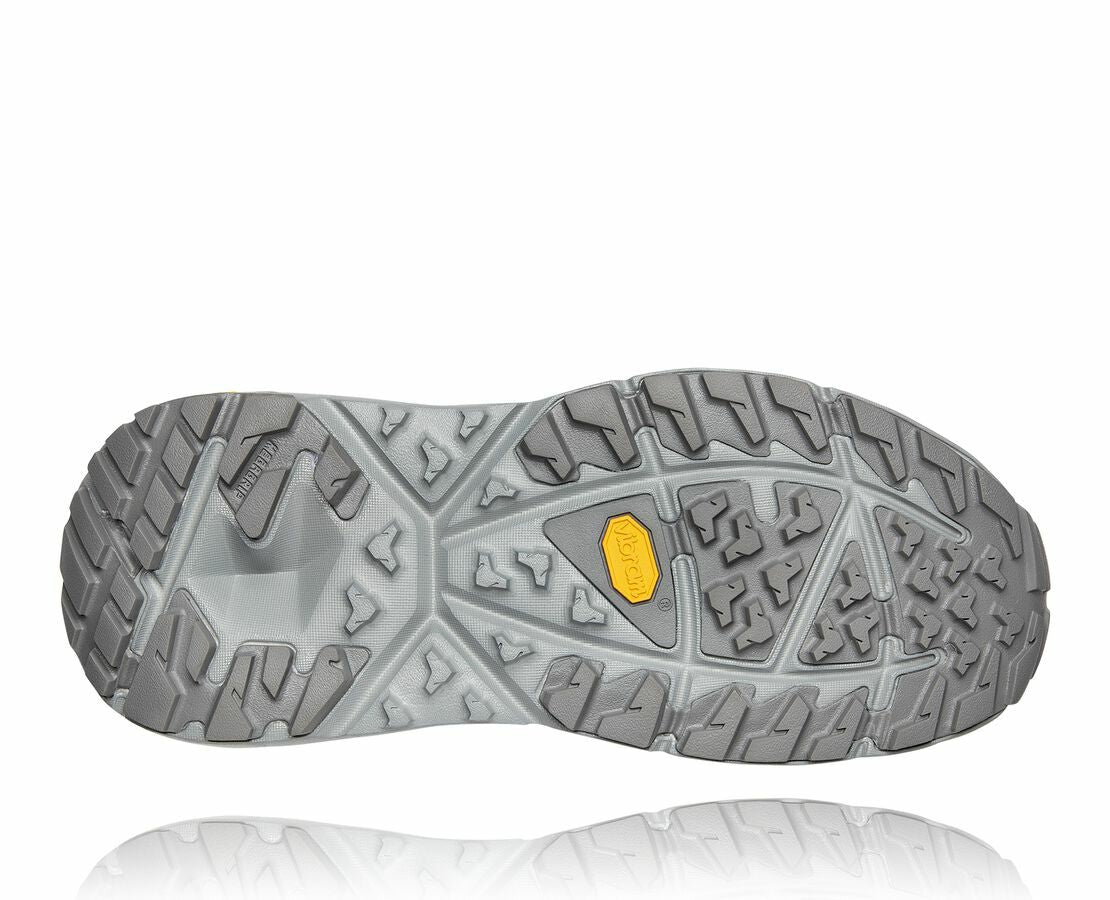 HOKA Charcoal Gray / Green Sheen - Men's Kaha Low GORE-TEX