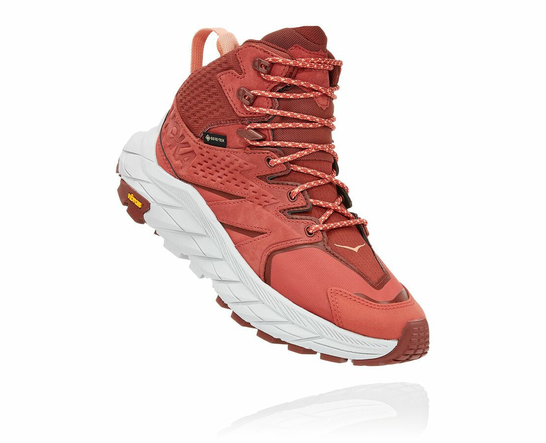 HOKA Hot Sauce / Cherry Mahogany - Women's Anacapa Mid GORE-TEX