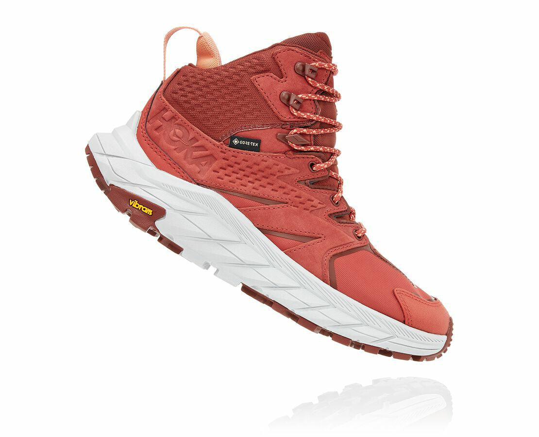 HOKA Hot Sauce / Cherry Mahogany - Women's Anacapa Mid GORE-TEX