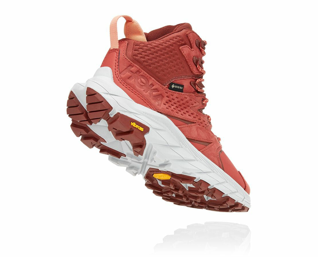 HOKA Hot Sauce / Cherry Mahogany - Women's Anacapa Mid GORE-TEX