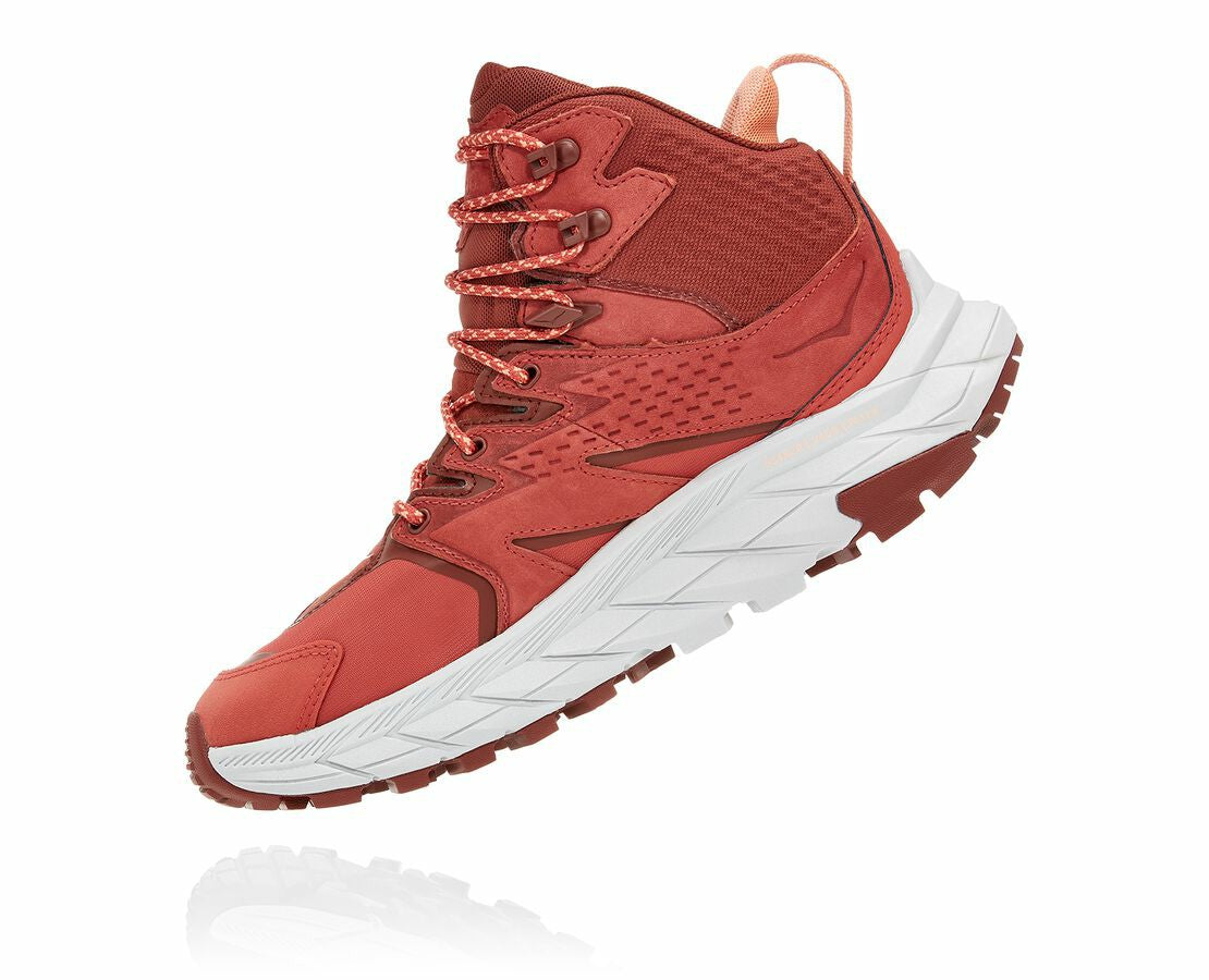 HOKA Hot Sauce / Cherry Mahogany - Women's Anacapa Mid GORE-TEX