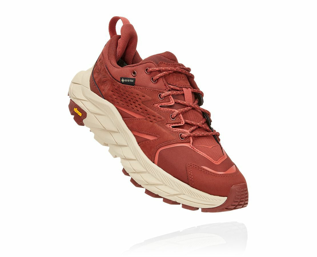 HOKA Cherry Mahogany / Hot Sauce - Women's Anacapa Low GORE-TEX