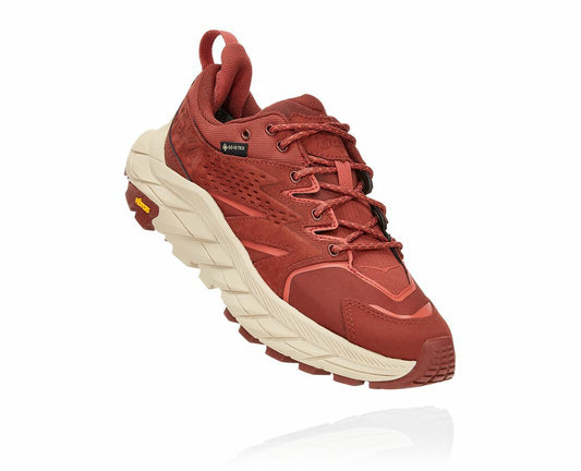HOKA Cherry Mahogany / Hot Sauce - Women's Anacapa Low GORE-TEX