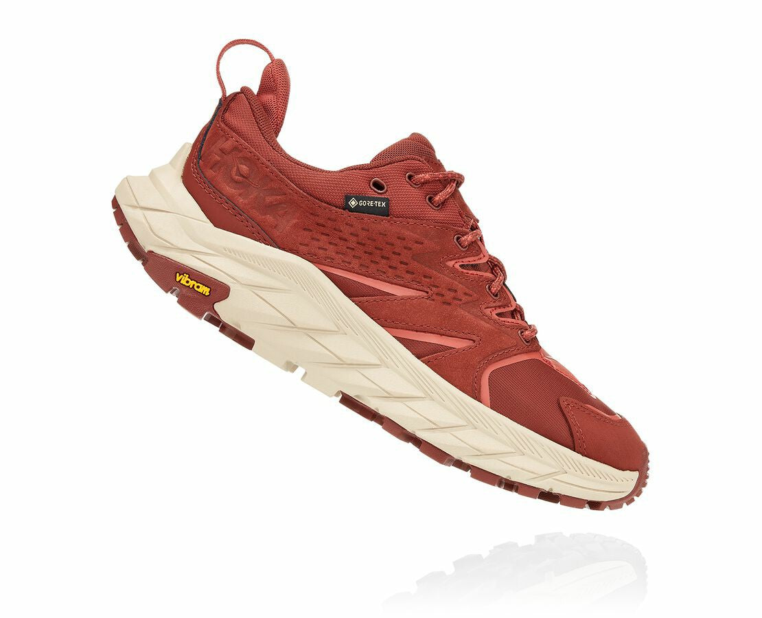 HOKA Cherry Mahogany / Hot Sauce - Women's Anacapa Low GORE-TEX