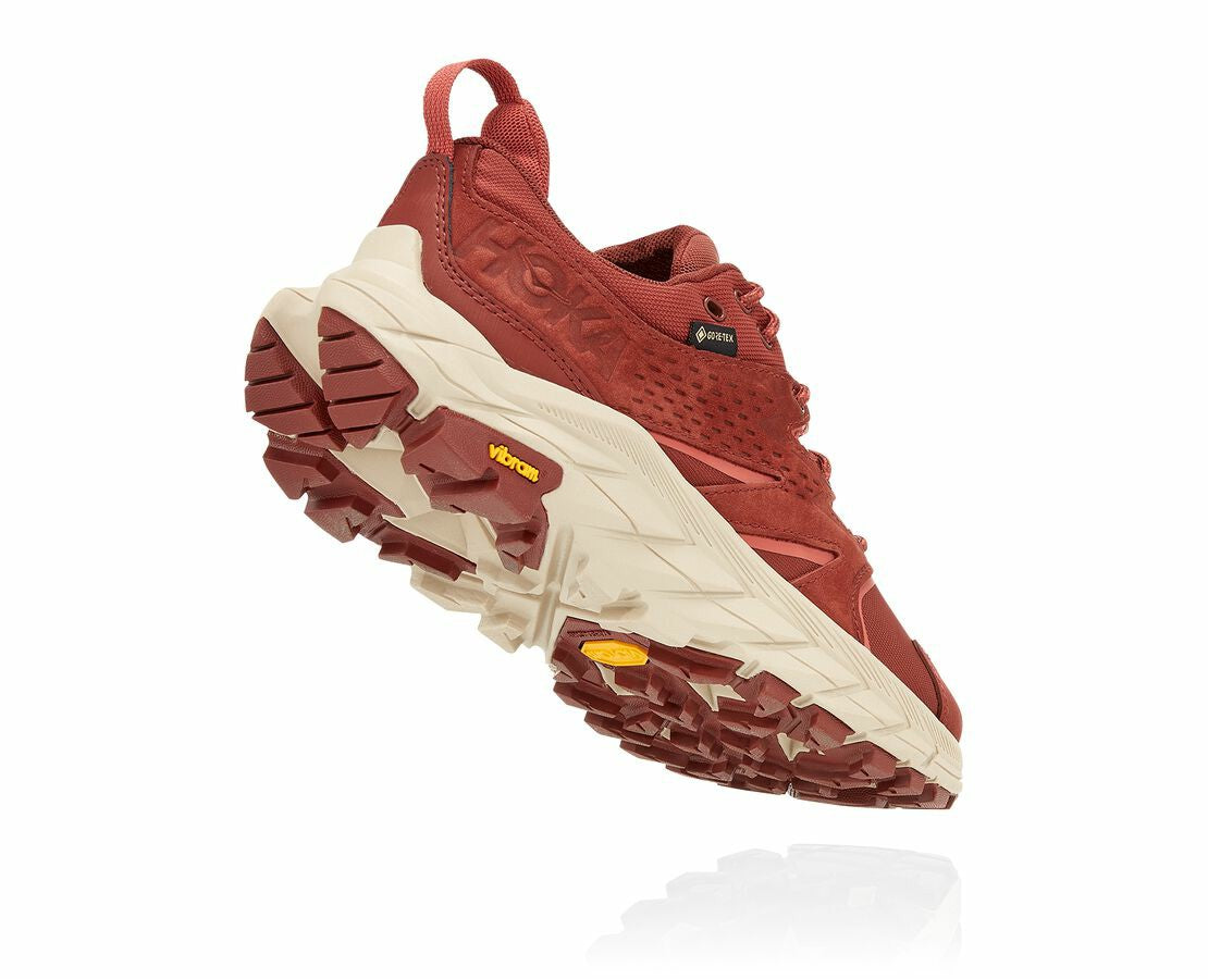 HOKA Cherry Mahogany / Hot Sauce - Women's Anacapa Low GORE-TEX