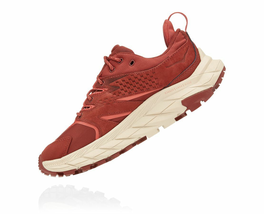 HOKA Cherry Mahogany / Hot Sauce - Women's Anacapa Low GORE-TEX