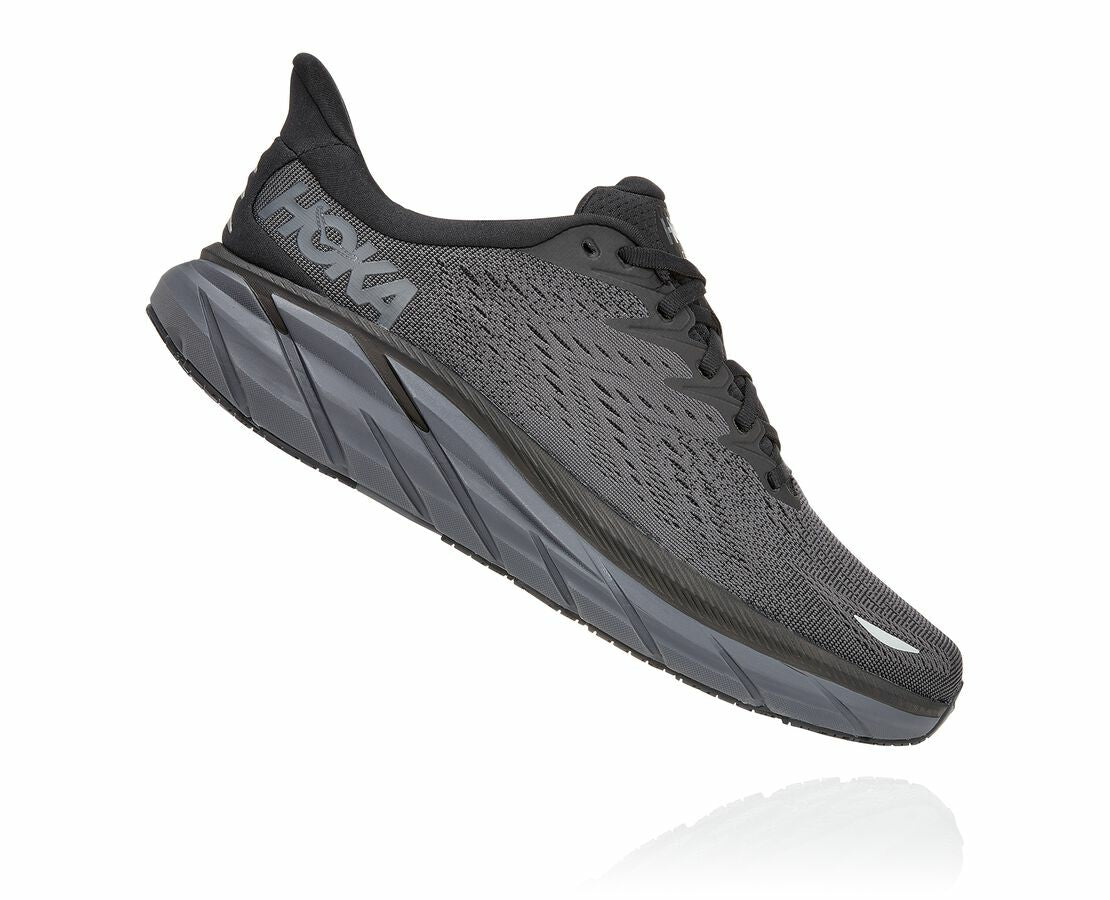 HOKA Black / Black - Men's Clifton 8