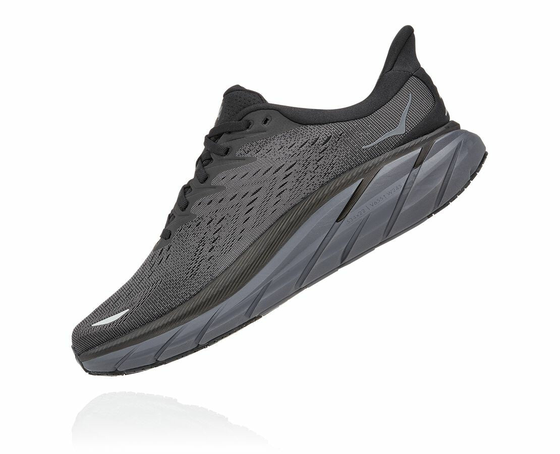 HOKA Black / Black - Men's Clifton 8