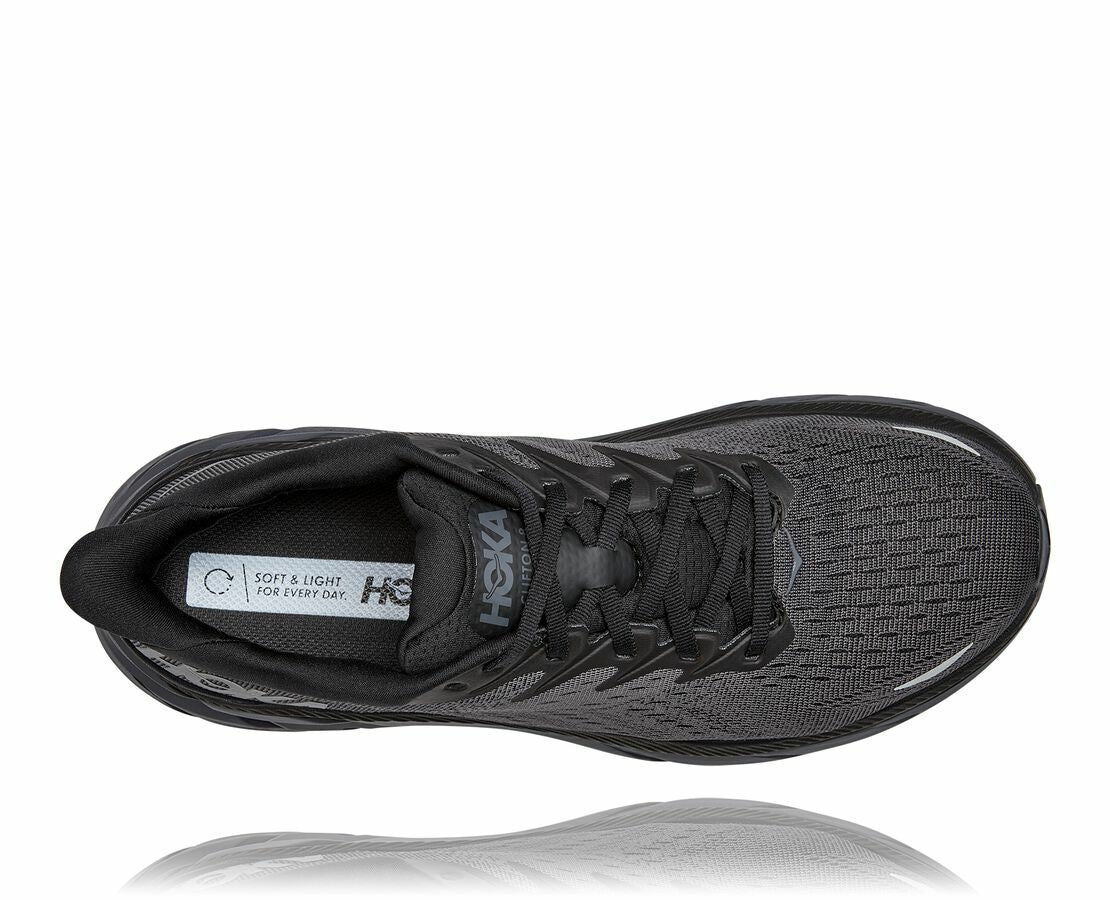 HOKA Black / Black - Men's Clifton 8
