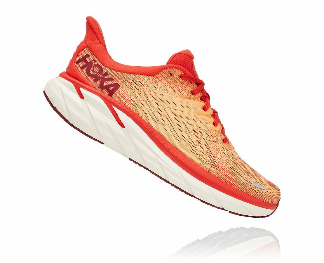 HOKA Fiesta / Blazing Orange - Men's Clifton 8