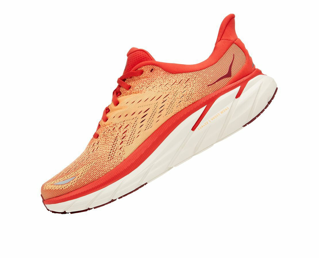 HOKA Fiesta / Blazing Orange - Men's Clifton 8