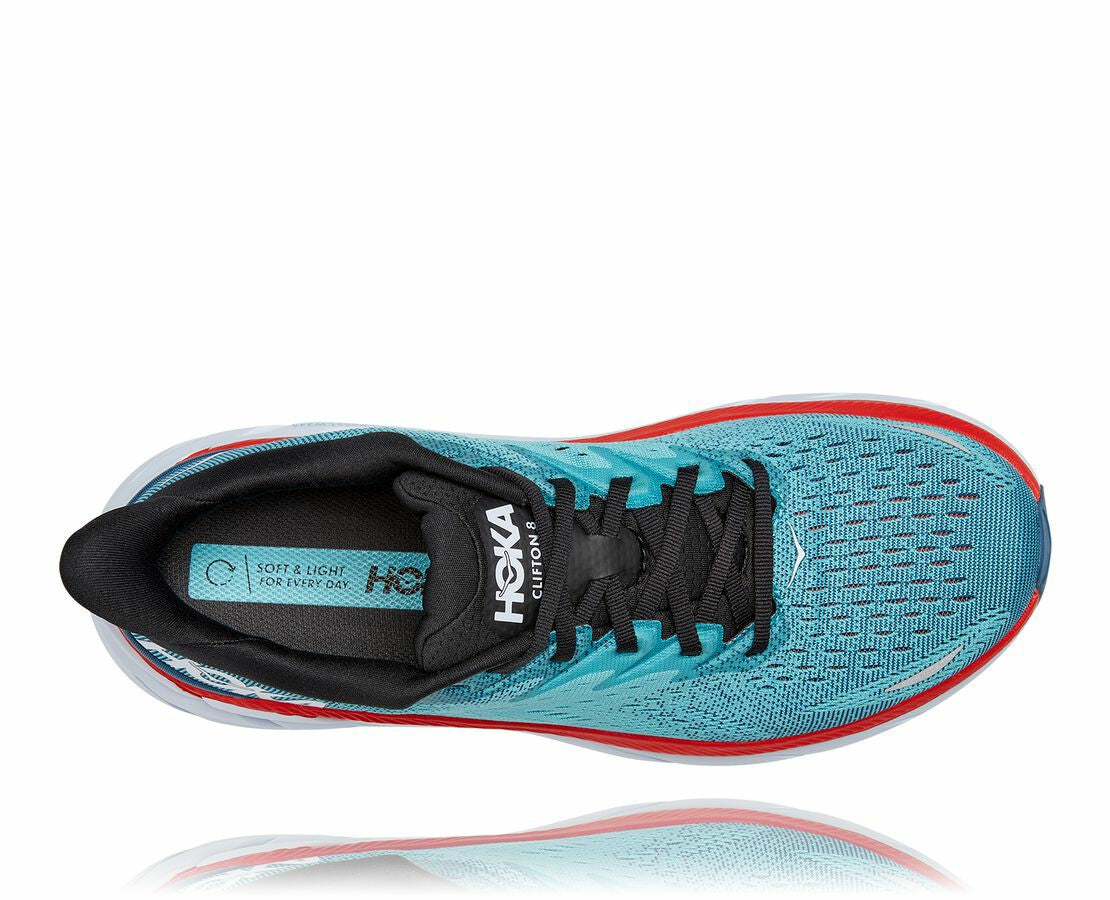 HOKA Real Teal / Aquarelle - Men's Clifton 8