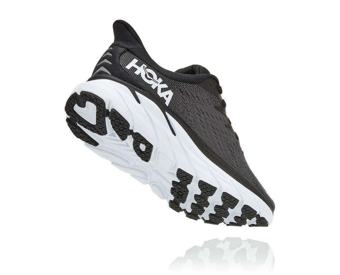 HOKA Black / White - Women's Clifton 8